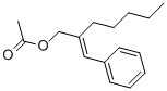 structure of CAS# 7493-78-9, alpha-N-Amyl Cinnamyl Acetate;1-[(E)-2-Phenylvinyl]Hexyl Acetate;Acetic Acid 1-[(E)-2-Phenylvinyl]Hexyl Ester;Acetic Acid [(E)-1-Amyl-3-Phenyl-Prop-2-Enyl] Ester