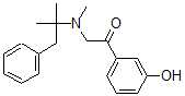 CAS#: 74956-63-1， 1-(3-Hydroxyphenyl)-2-[Methyl-(2-Methyl-1-Phenylpropan-2-Yl)Amino]Ethanone