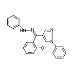 CAS#: 74990-94-6， 2-[(Z)-(Phenylhydrazono)(1-phenyl-1H-pyrazol-4-yl)methyl]phenol