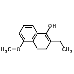 CAS#: 750540-64-8， 2-Ethyl-5-methoxy-3,4-dihydro-1-naphthalenol