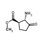 CAS#: 750544-68-4， Methyl (1R,2S)-2-amino-3-oxocyclopentanecarboxylate