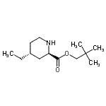 CAS#: 750556-75-3， 2,2-Dimethylpropyl (2R,4R)-4-ethyl-2-piperidinecarboxylate