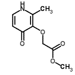 CAS#: 750559-41-2， Methyl [(2-methyl-4-oxo-1,4-dihydro-3-pyridinyl)oxy]acetate