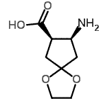 CAS#: 750567-88-5， (7R,8S)-8-Amino-1,4-dioxaspiro[4.4]nonane-7-carboxylic acid
