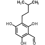 CAS#: 750643-46-0， 2,4,6-Trihydroxy-3-(3-methylbutyl)benzaldehyde