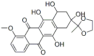CAS#: 75075-20-6， 6,8,10,11-Tetrahydroxy-1-Methoxy-8-(2-Methyl-1,3-Dioxolan-2-Yl)-9,10-Dihydro-7H-Tetracene-5,12-Dione