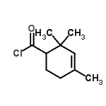 CAS#: 75091-77-9， 2,2,4-Trimethyl-3-cyclohexene-1-carbonyl chloride