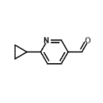 CAS#: 75097-19-7， 6-Cyclopropylnicotinaldehyde