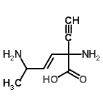 CAS#: 751429-41-1， (3E)-2,5-Diamino-2-ethynyl-3-hexenoic acid