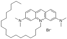 CAS#: 75168-16-0， 10-Octadecylacridine Orange Bromide