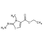 CAS#: 753027-75-7， Ethyl (2Z)-2-hydrazono-3-methyl-2,3-dihydro-1,3-thiazole-4-carboxylate