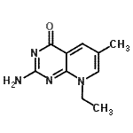 CAS#: 753422-57-0， 2-Amino-8-ethyl-6-methylpyrido[2,3-d]pyrimidin-4(8H)-one