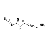 CAS#: 753437-57-9， 3-(2-Azido-1H-imidazol-5-yl)-2-propyn-1-amine