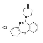 CAS#: 753475-15-9， 11-(1-Piperazinyl)dibenzo[b,f][1,4]thiazepine hydrochloride (1:1)