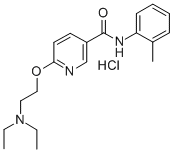 CAS#: 75348-39-9， 6-(2-Diethylaminoethoxy)-N-(2-Methylphenyl)Pyridine-3-Carboxamide Hydrochloride