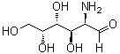 结构式 CAS# 7535-00-4, D-半乳糖胺