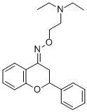 CAS#: 75393-00-9， 2,3-Dihydro-2-Phenyl-4H-1-Benzopyran-4-One O-(2-(Diethylamino)Ethyl)Oxime
