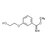 CAS#: 754129-25-4， Methyl 3-(2-hydroxyethoxy)benzenecarboximidate