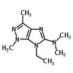 CAS#: 754164-30-2， 6-Ethyl-N,N,1,3-tetramethyl-1,6-dihydroimidazo[4,5-c]pyrazol-5-amine