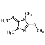 CAS#: 754201-49-5， (5Z)-5-Hydrazono-3-methoxy-1,4-dimethyl-4,5-dihydro-1H-1,2,4-triazole