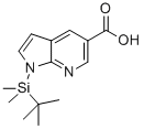 CAS#: 754214-41-0， 1-[(1,1-Dimethylethyl)Dimethylsilyl]-1H-Pyrrolo[2,3-b]Pyridine-5-Carboxylic Acid