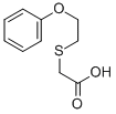 structure of CAS# 75434-70-7, 2-[(2-Phenoxyethyl)Thio]Acetic Acid;2-[(2-PHENOXYETHYL)THIO]ACETIC ACID;(2-PHENOXYETHYLTHIO)ACETIC ACID;2-[(2-Phenoxy)Thio]Acetic Acid