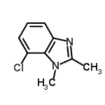 CAS#: 75438-02-7， 7-chloro-1,2-dimethyl-benzimidazole