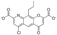 CAS#: 75452-50-5， Disodium 6-Chloro-4-Oxo-10-Propylpyrano[5,6-g]Quinoline-2,8-Dicarboxylate