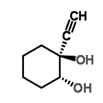 CAS#: 75476-42-5， (1S,2R)-1-Ethynyl-1,2-cyclohexanediol