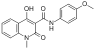 CAS#: 75483-06-6， 2-Hydroxy-N-(4-Methoxyphenyl)-1-Methyl-4-Oxoquinoline-3-Carboxamide