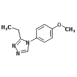 CAS#: 754925-60-5， 3-Ethyl-4-(4-methoxyphenyl)-4H-1,2,4-triazole