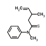 CAS 登录号：75541-05-8， N,3-二甲基-N-苯基-4-戊烯硫代酰胺