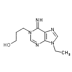 CAS#: 755713-82-7， 3-(9-Ethyl-6-imino-6,9-dihydro-1H-purin-1-yl)-1-propanol