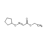 CAS#: 755743-16-9， Ethyl (2E)-[(cyclopentyloxy)imino]acetate