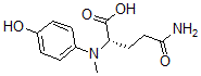 CAS 登录号：75596-72-4， (2S)-5-氨基-2-[(4-羟基苯基)-甲基氨基]-5-氧代戊酸