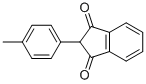 结构式 CAS# 7561-48-0, 2-(4-甲基苯基)-1H-茚-1,3(2H)-二酮