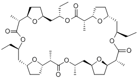 structure of CAS# 7561-71-9, Trinactin;Trinactin;5,14,23-Tridemethyl-5,14,23-Triethylnonactin