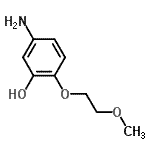 CAS#: 756431-83-1， 5-Amino-2-(2-methoxyethoxy)phenol