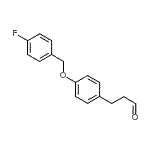 CAS#: 75677-06-4， 3-{4-[(4-Fluorobenzyl)oxy]phenyl}propanal