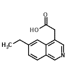 CAS#: 756809-77-5， (6-Ethyl-4-isoquinolinyl)acetic acid