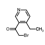 CAS#: 757180-99-7， 2-Bromo-1-(4-ethyl-3-pyridinyl)ethanone