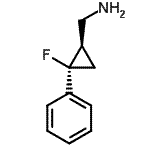 CAS#: 757181-90-1， 1-[(1R,2R)-2-Fluoro-2-phenylcyclopropyl]methanamine