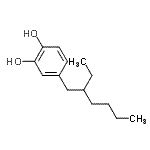 CAS#: 757196-37-5， 4-(2-ethylhexyl)benzene-1,2-diol