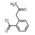 CAS#: 75724-92-4， 2-(2-Oxopropyl)benzoyl chloride