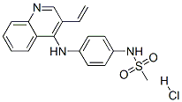 CAS#: 75775-83-6， N-[4-[(3-Ethenylquinolin-4-Yl)Amino]Phenyl]Methanesulfonamide Hydrochloride