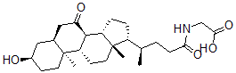 CAS#: 75808-00-3， 2-[[(4R)-4-[(3R,5S,8R,9S,10S,13R,14S,17R)-3-Hydroxy-10,13-Dimethyl-7-Oxo-1,2,3,4,5,6,8,9,11,12,14,15,16,17-Tetradecahydrocyclopenta[a]Phenanthren-17-Yl]Pentanoyl]Amino]Acetic Acid