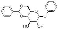 结构式 CAS# 75829-66-2, (-)-(4,6-O-亚苄基)苯基-beta-D-吡喃葡萄糖苷