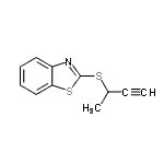 CAS#: 75866-99-8， 2-(3-Butyn-2-ylsulfanyl)-1,3-benzothiazole