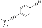 structure of CAS# 75867-40-2, 4-Trimethylsilylethynylbenzonitrile