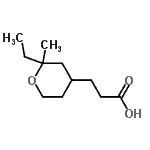 CAS#: 758676-39-0， 3-(2-Ethyl-2-methyltetrahydro-2H-pyran-4-yl)propanoic acid